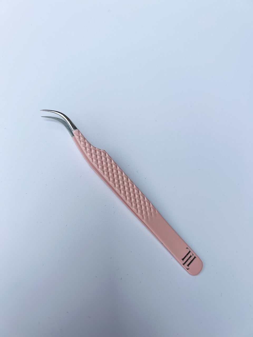 Pink Curved Isolation Tweezers