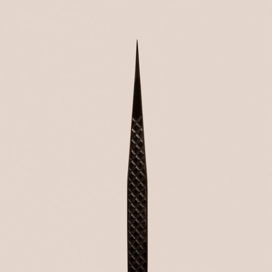 Black Straight Isolation Tweezers