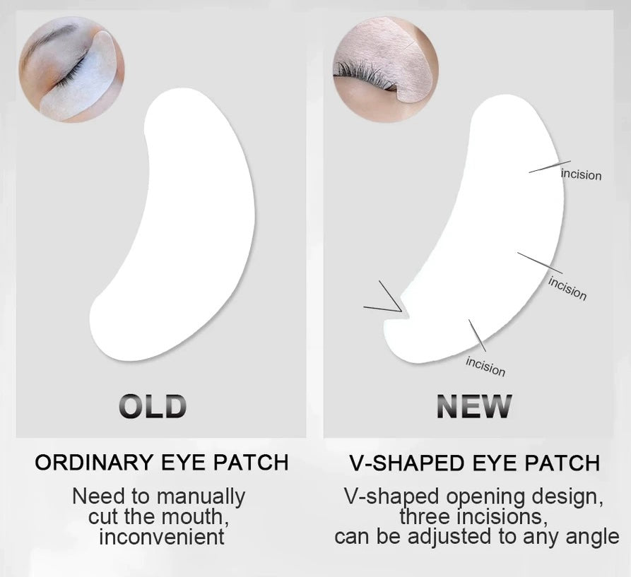 Ultra White Gel Eye Pads V Shaped