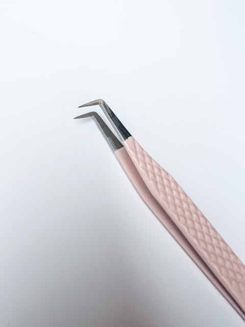 Pink L-Boot Tweezers